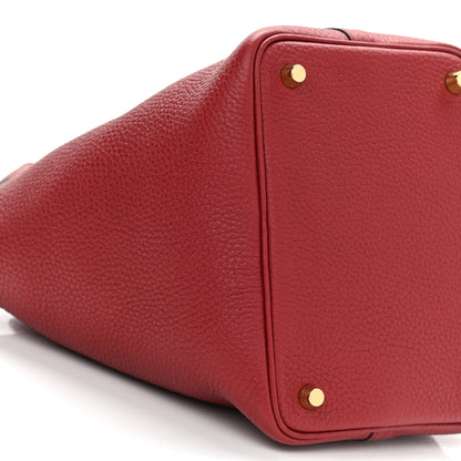 Hermes Taurillon Clemence Picotin Lock 18 PM Rouge Grenat 10 of 12