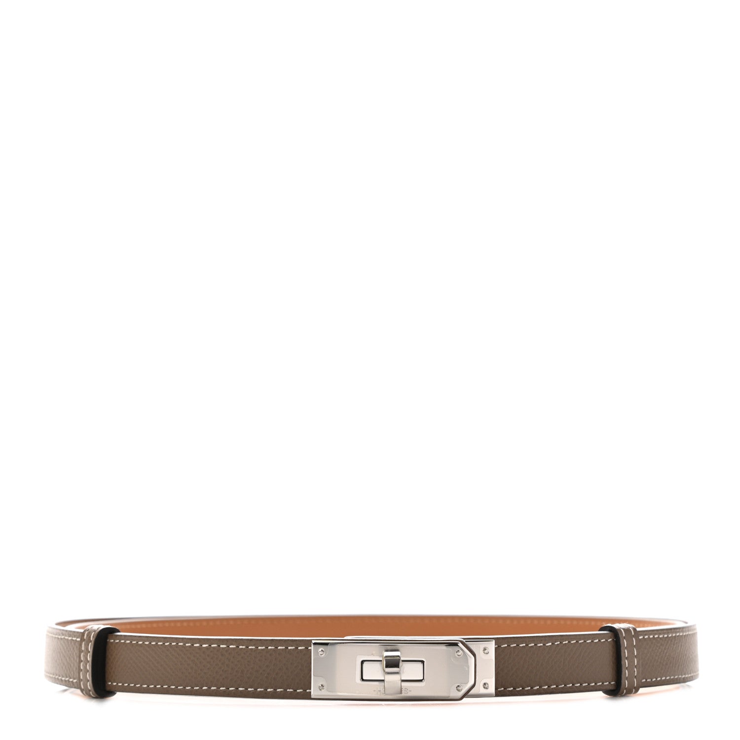 Hermes Epsom Kelly Belt Etoupe 1 of 4