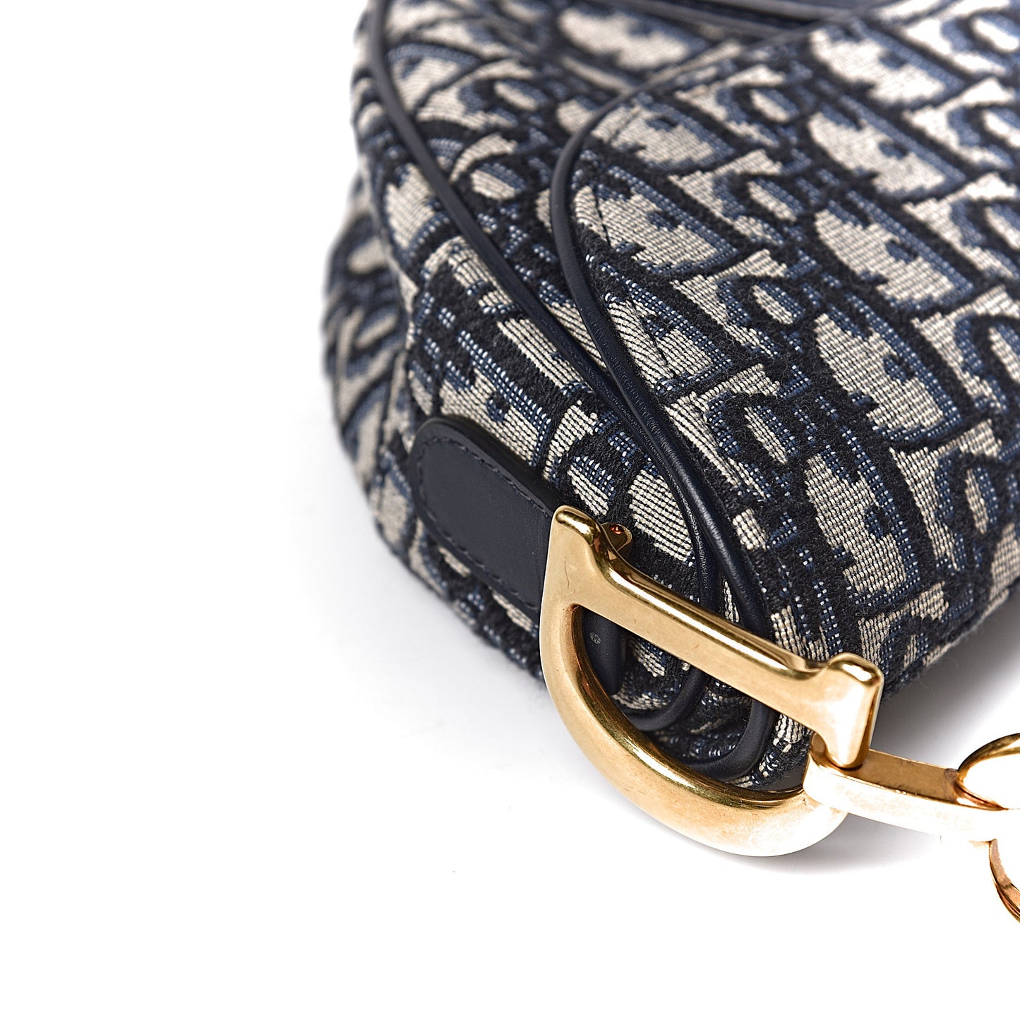 Oblique Saddle Bag Blue
