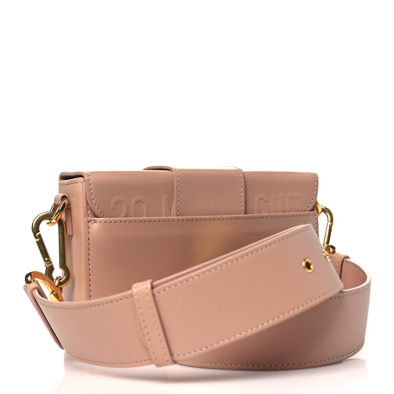 Christian Dior Smooth Calfskin Micro 30 Montaigne Flap Bag Pale Pink 3 of 10