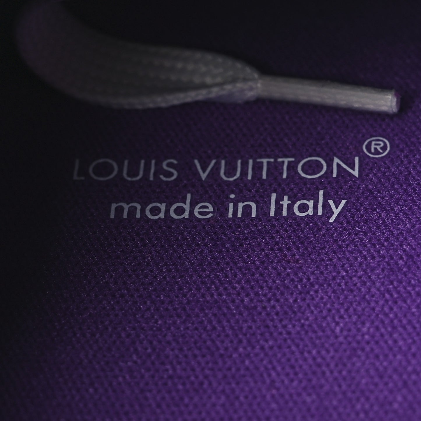 Calfskin LV Trainer Sneakers 9 Purple