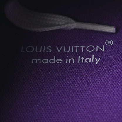Louis Vuitton Calfskin LV Trainer Sneakers 9 Purple 10 of 12