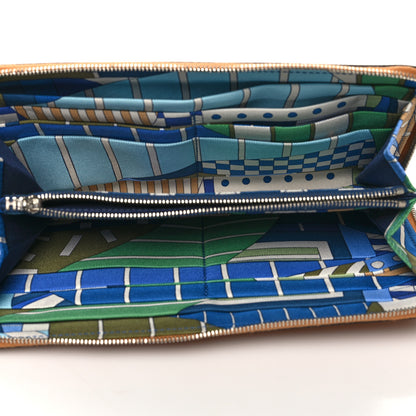 Hermes Epsom Silk'In Wallet Gold 5 of 10