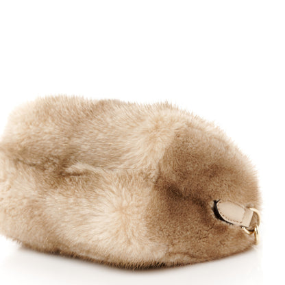 Louis Vuitton Mink Nano Speedy Bandouliere 9 of 10