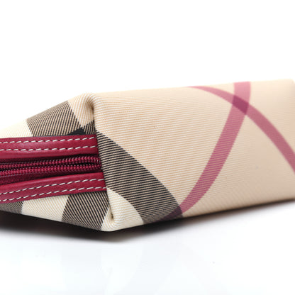 Burberry Nova Check Pouch Red 6 of 11