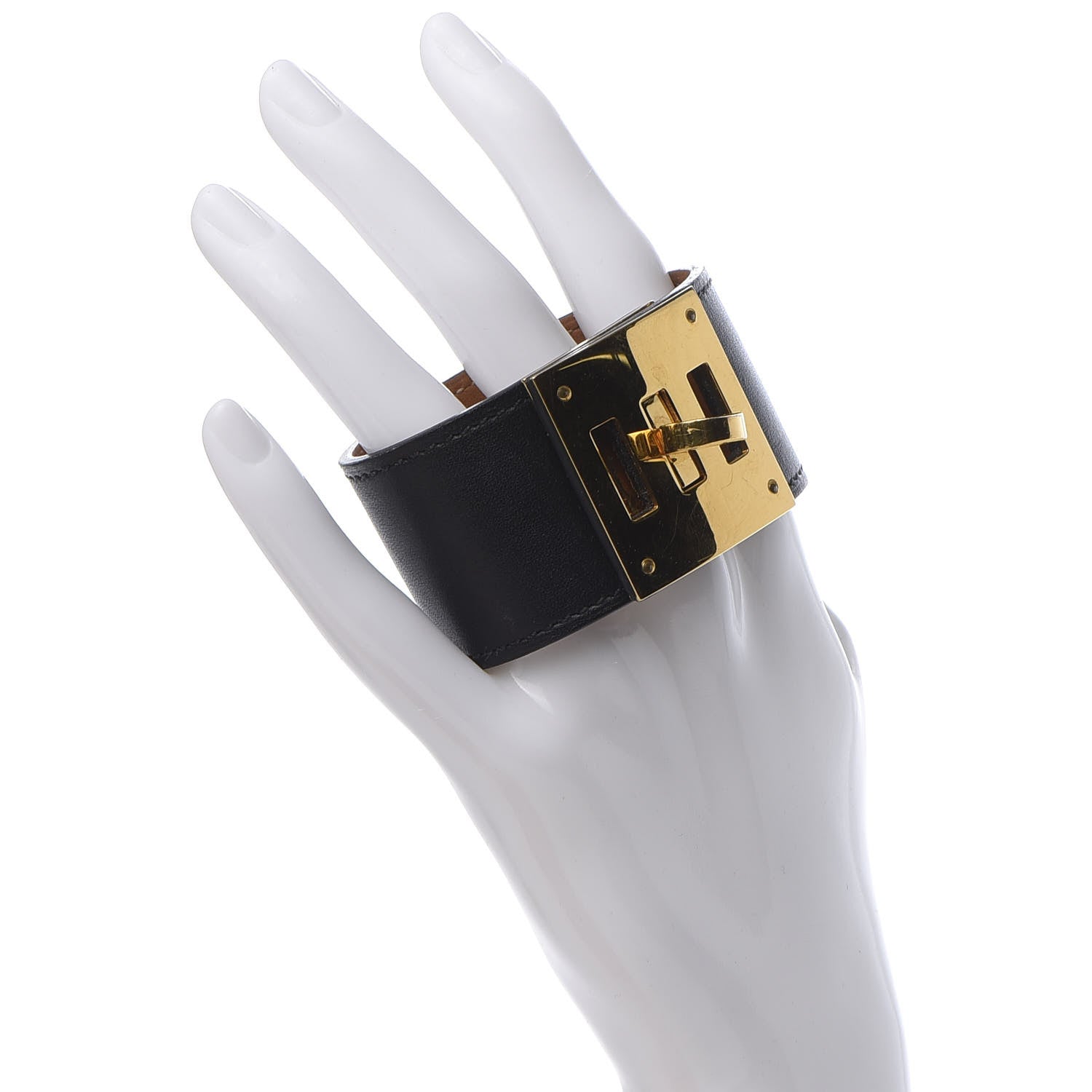 Hermes Box Kelly Dog Bracelet Black 2 of 7