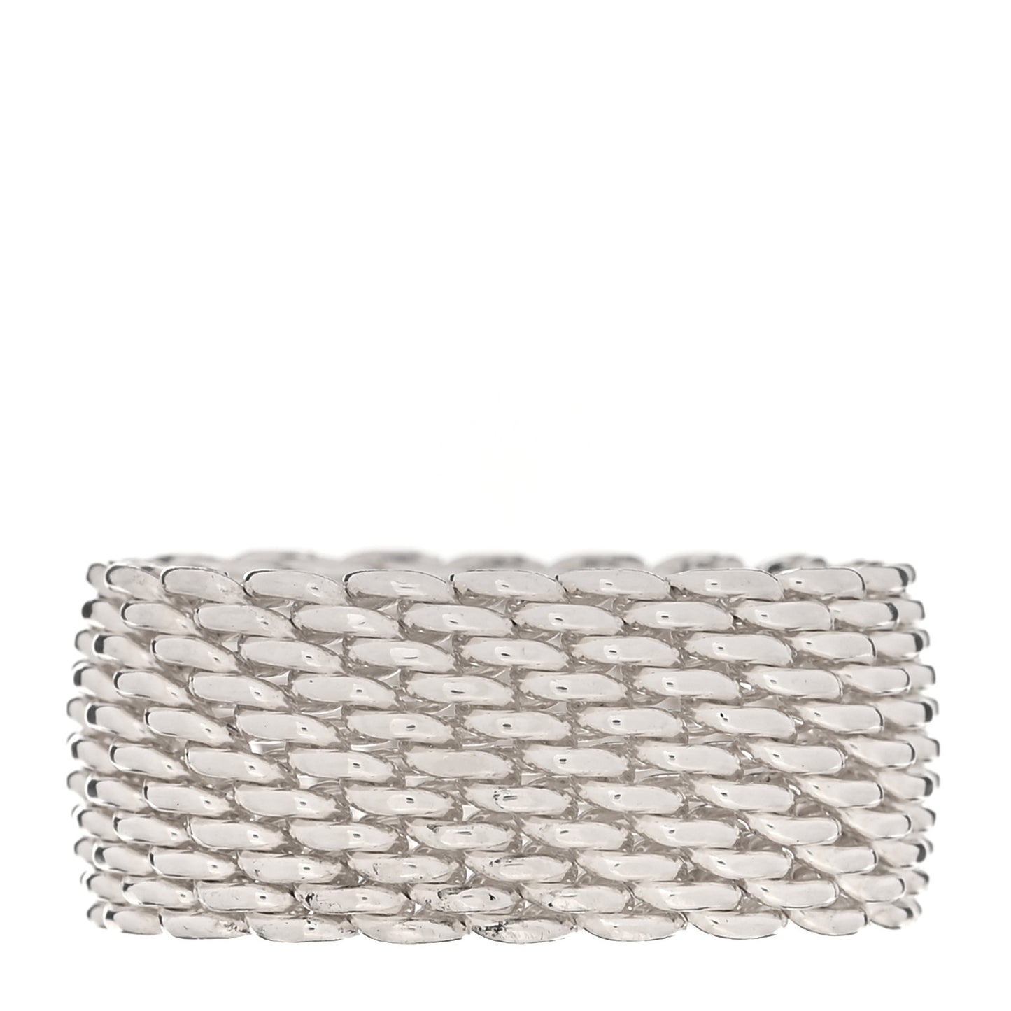 Sterling Silver Somerset Mesh Ring 54 6.75