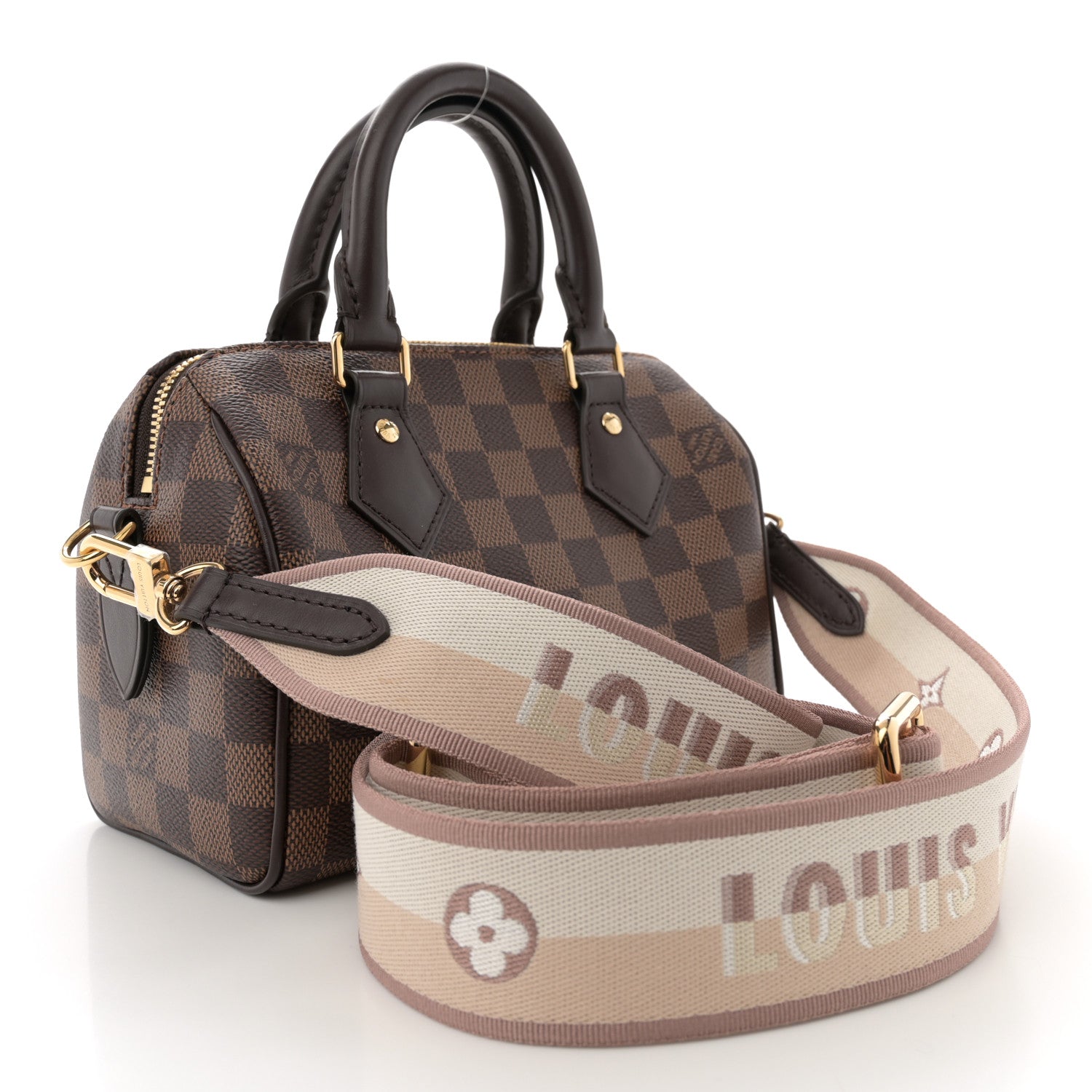 Louis Vuitton Damier Ebene Speedy Bandouliere 20 3 of 9
