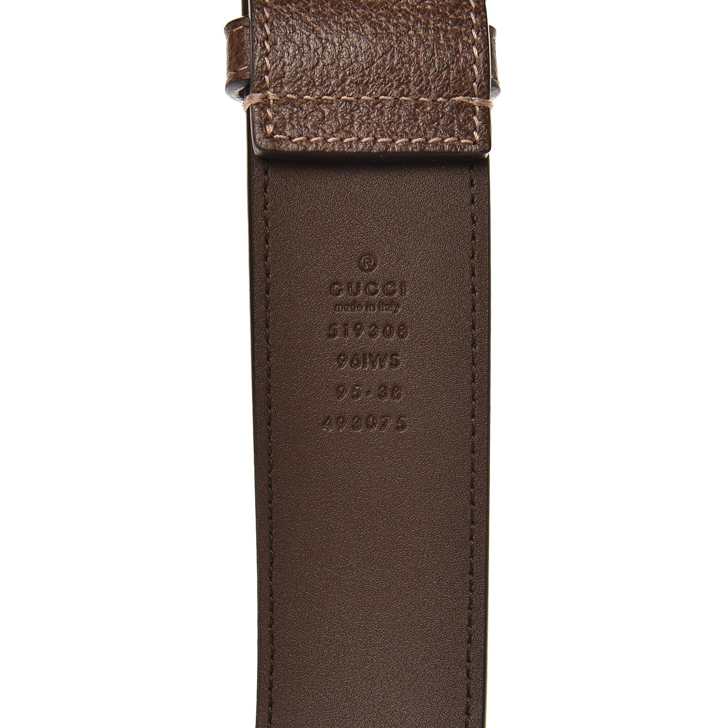 GG Supreme Monogram Ophidia Belted iPhone Case 95 38 Dark Brown