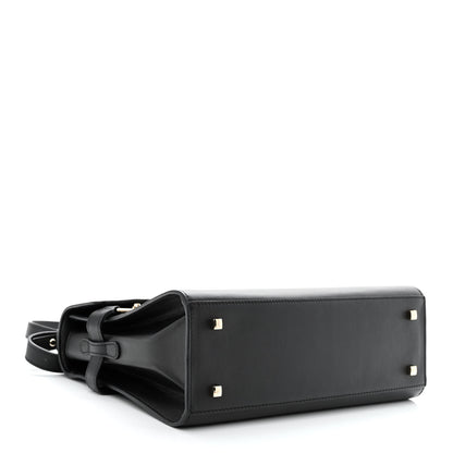 Delvaux Calfskin MM Tempete Satchel Black 5 of 11