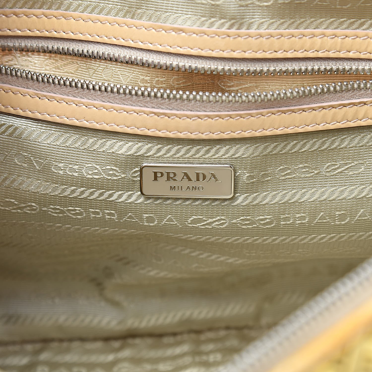 Prada Vernice Madras Camera Bag Quarzo 6 of 15