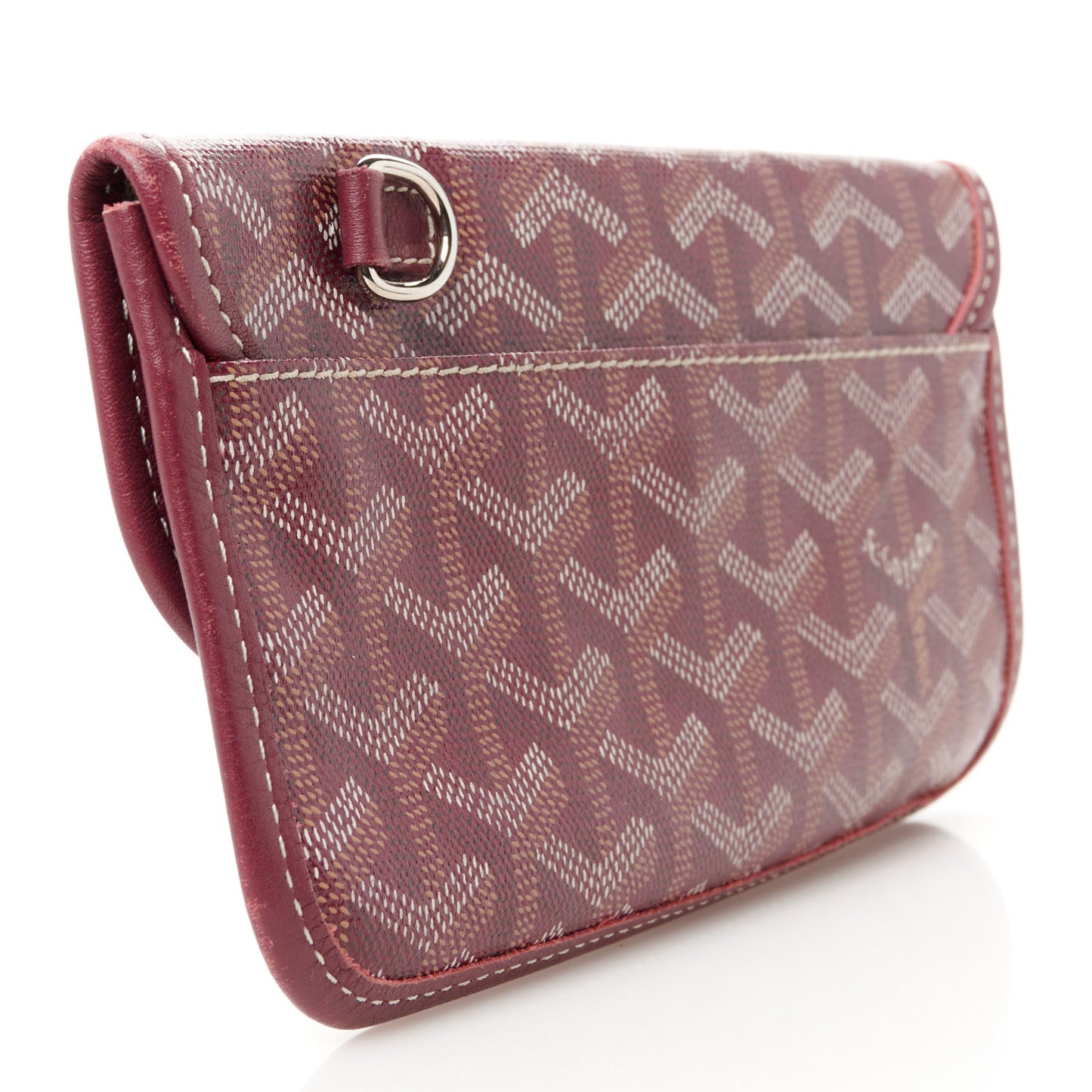 Goyardine Saint Louis Pouch Burgundy