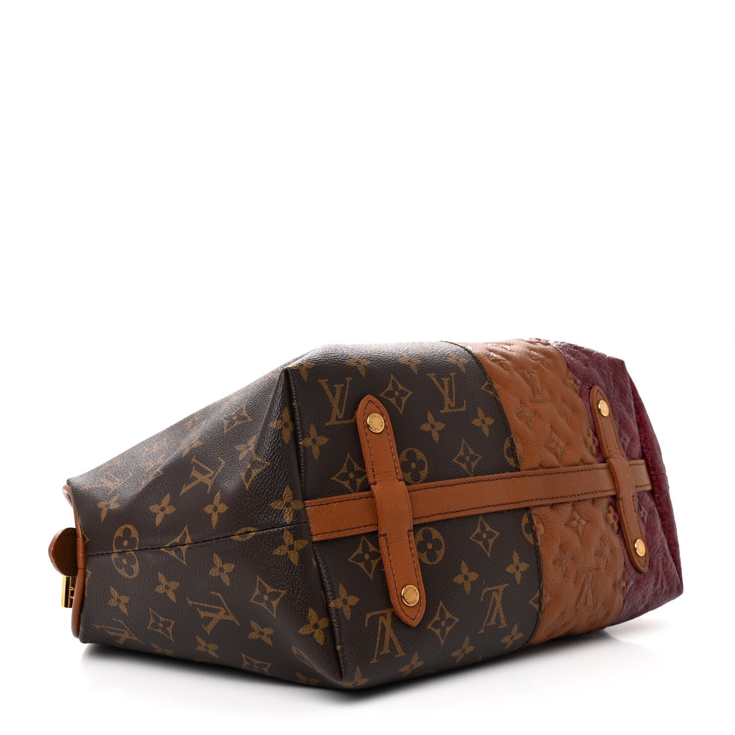 Louis Vuitton Monogram Stripes Medium Bag Bordeaux 4 of 10