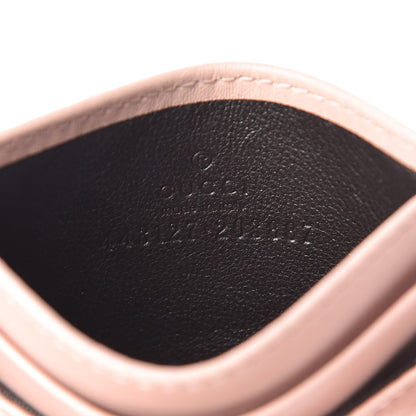 Gucci Calfskin Matelasse GG Marmont Card Holder Perfect Pink 6 of 6