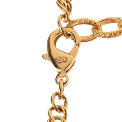 Chanel ID Dog Tag Charm Necklace Gold 5 of 5