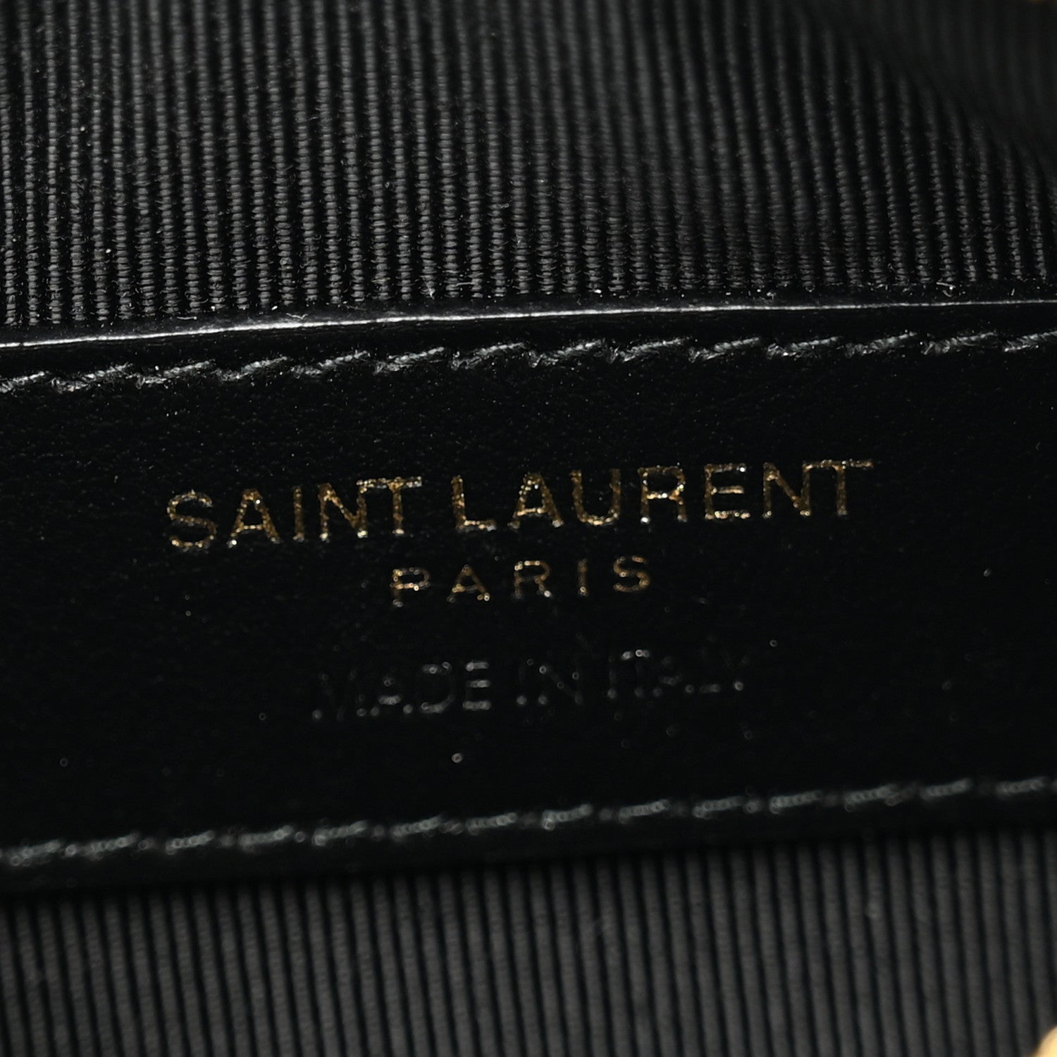Saint Laurent Calfskin Matelasse Monogram Key Pouch Light Taupe 7 of 7