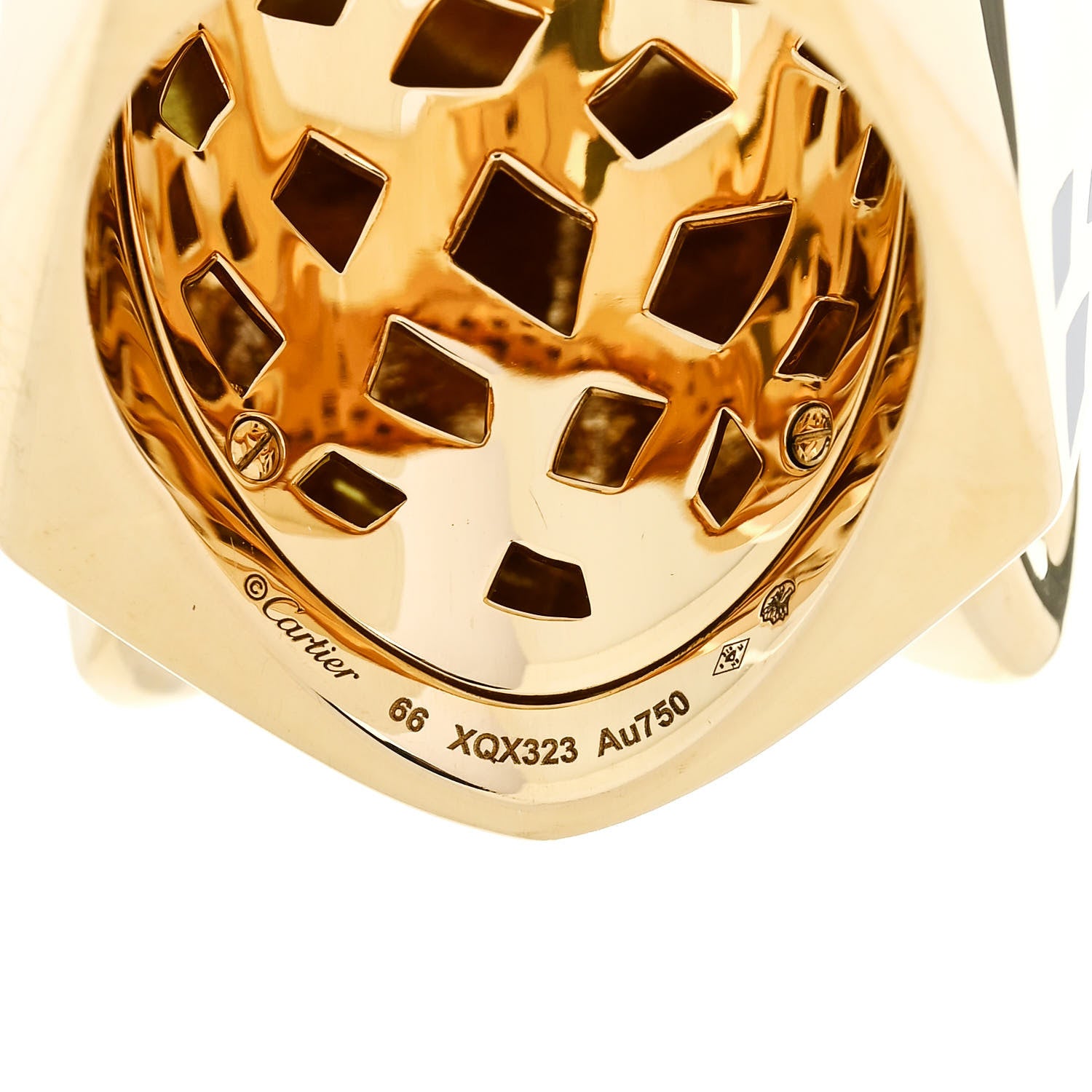 Cartier 18K Yellow Gold Peridot Black Onyx Black Lacquer Panthere De Cartier Ring 66 11.5 6 of 7