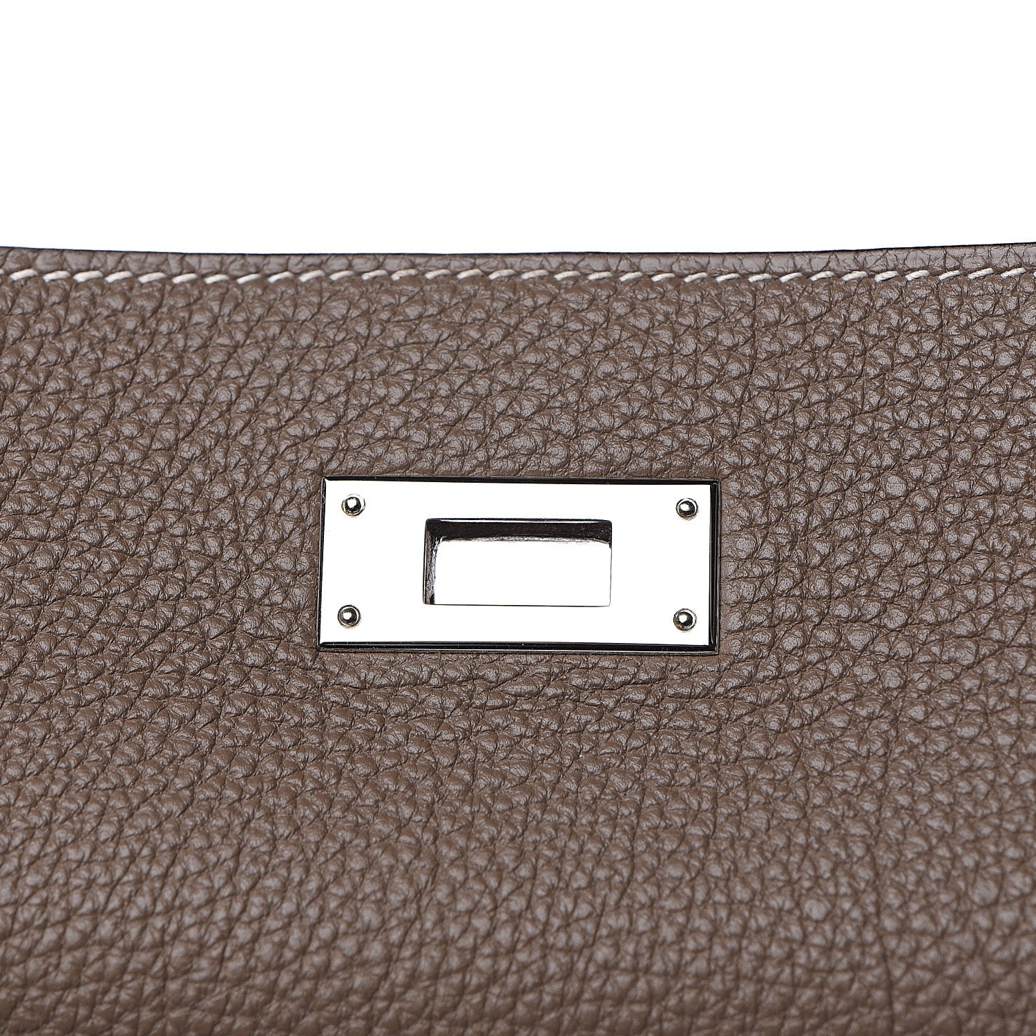 Hermes Togo Kelly Retourne 35 Etoupe 11 of 27