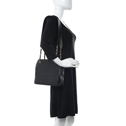 Chanel Caviar CC Shoulder Bag Black 2 of 11