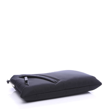 Prada Tessuto Nylon Studded Wristlet Black 4 of 7