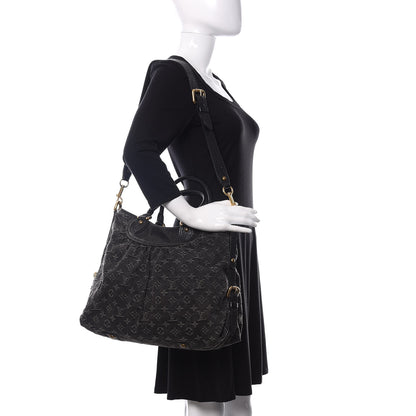 Louis Vuitton Denim Neo Cabby GM Black 2 of 10
