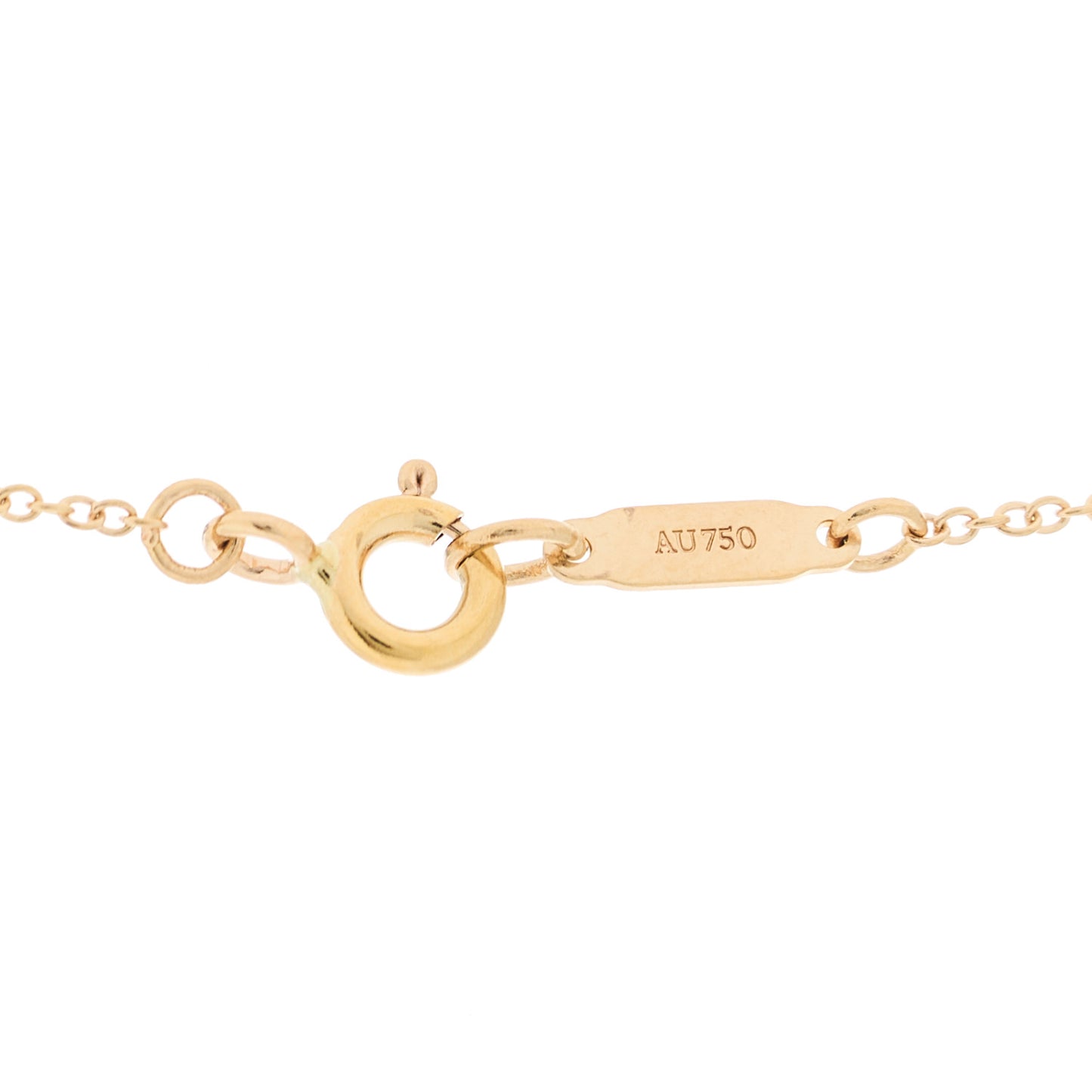 18K Rose Gold Mini Heart Key Pendant Necklace