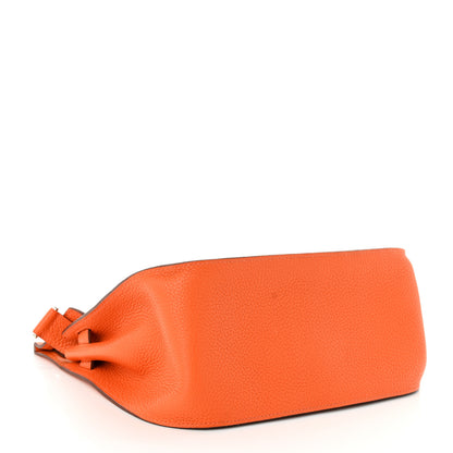 Hermes Taurillon Clemence Jypsiere 28 Orange 3 of 11