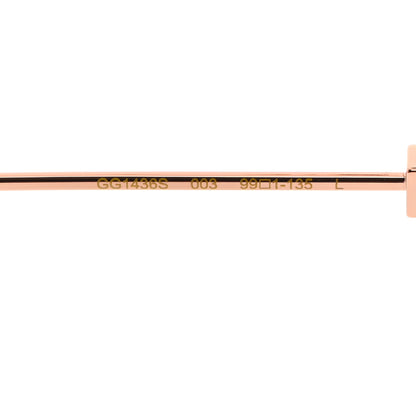 Gucci Metal Mask Sunglasses GG1436S Red Gold 5 of 8