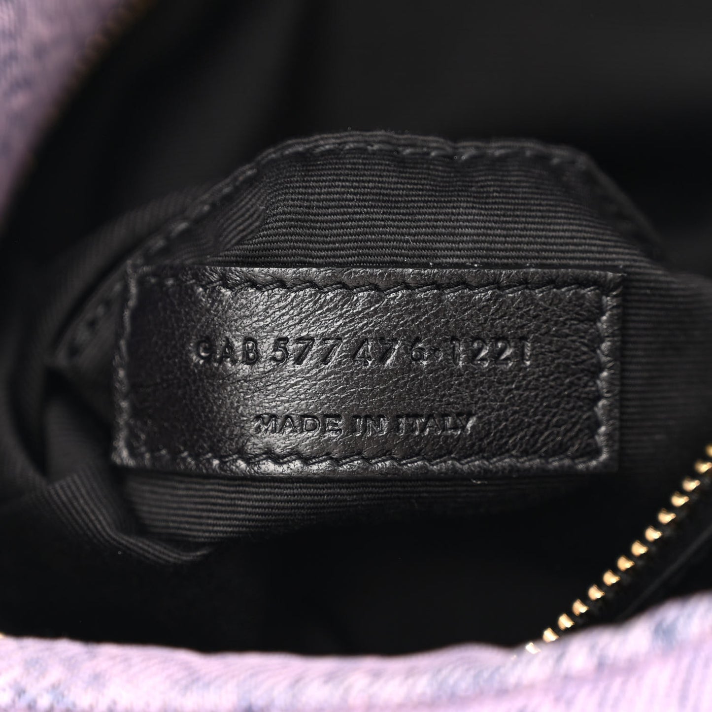 Denim Quilted Small Loulou Puffer Monogram Chain Satchel Bleached Lilac