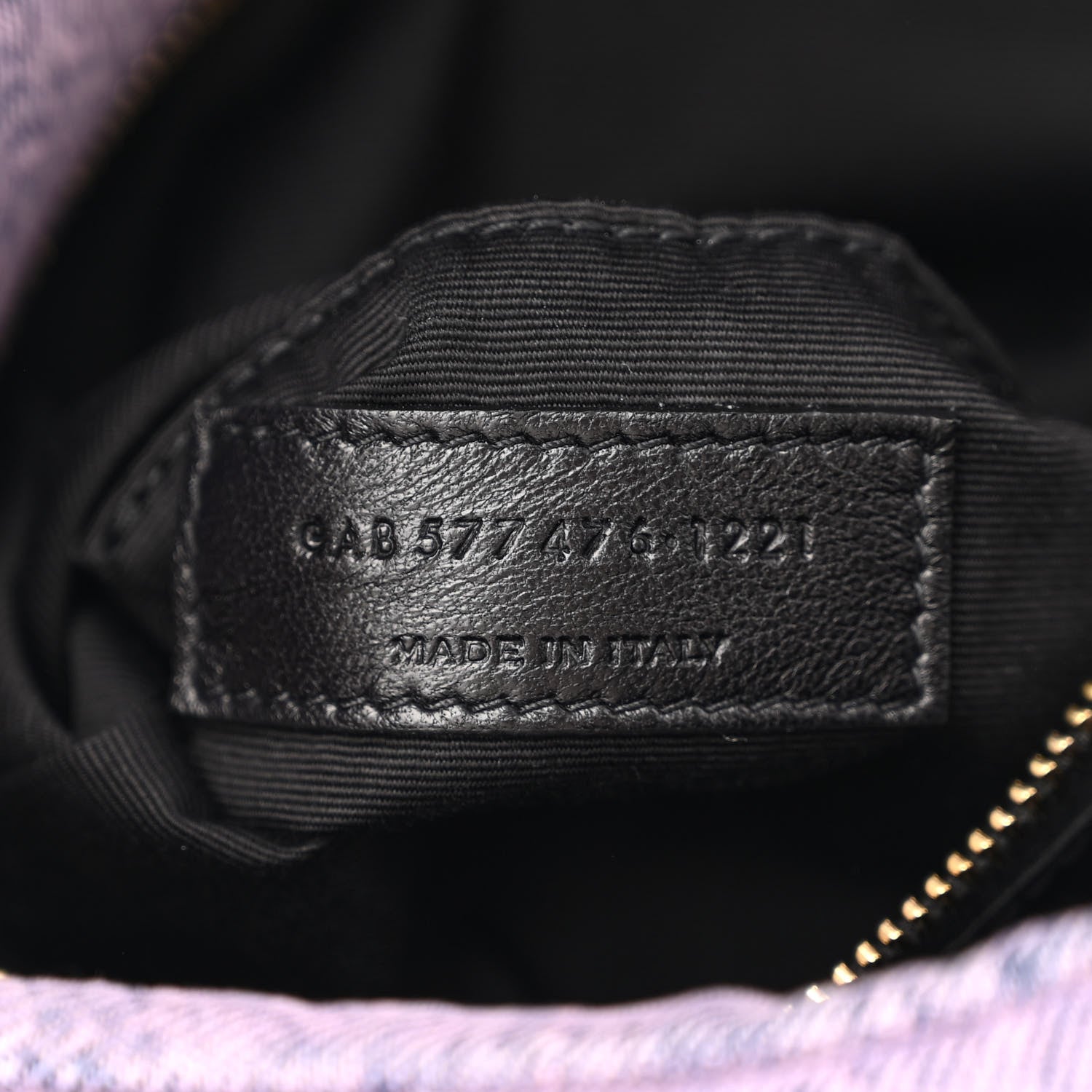 Saint Laurent Denim Quilted Small Loulou Puffer Monogram Chain Satchel Bleached Lilac 7 of 10