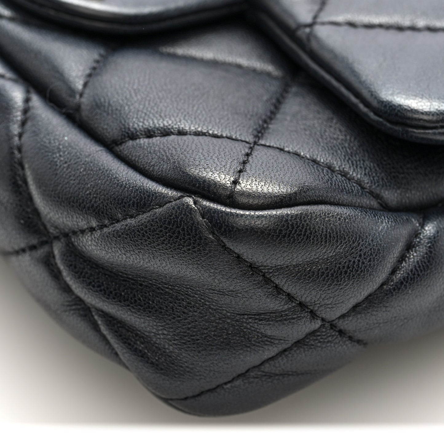 Lambskin Quilted Mini CC Funky Town Flap Black