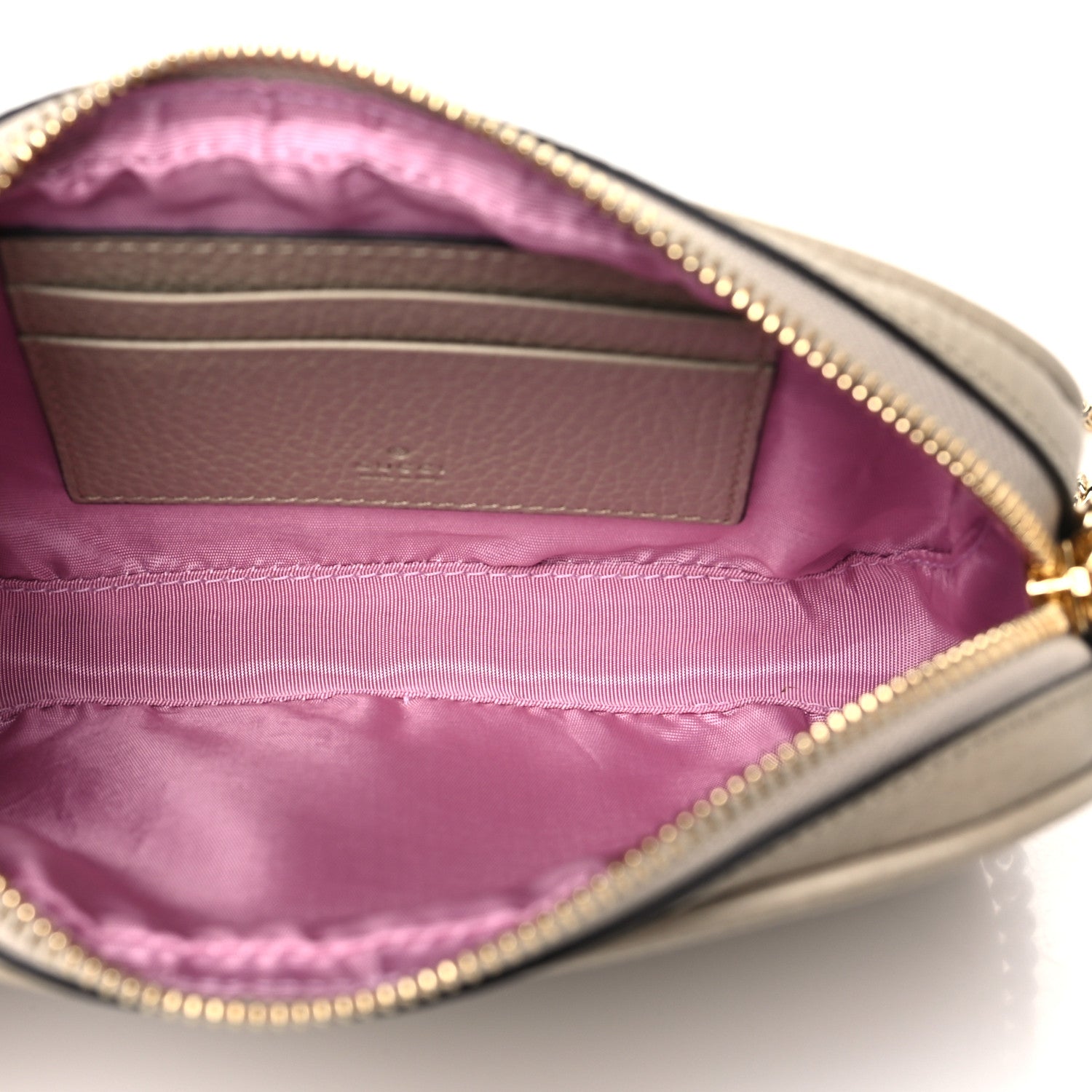 Gucci Dollar Calfskin Super Mini GG Marmont Chain Shoulder Bag Beige 5 of 10