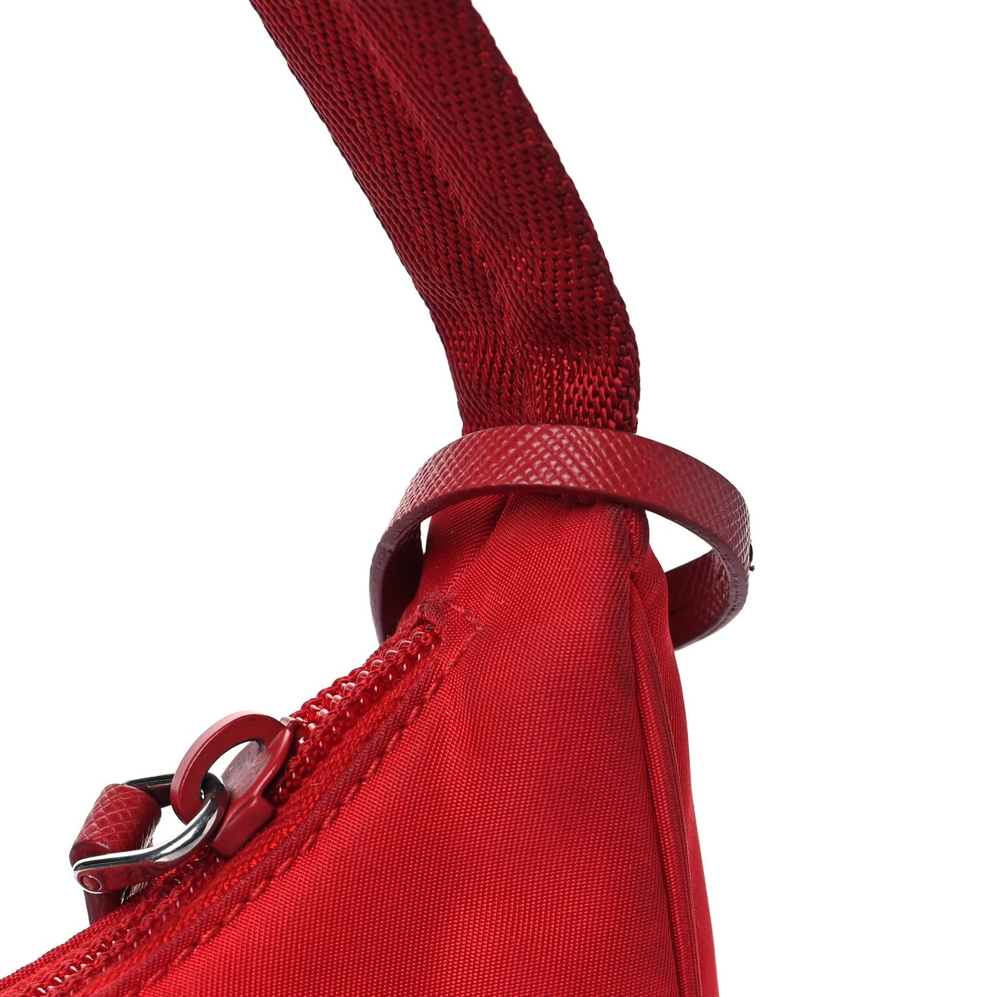 Tessuto Nylon Mini Re-Edition 2000 Bag Rosso