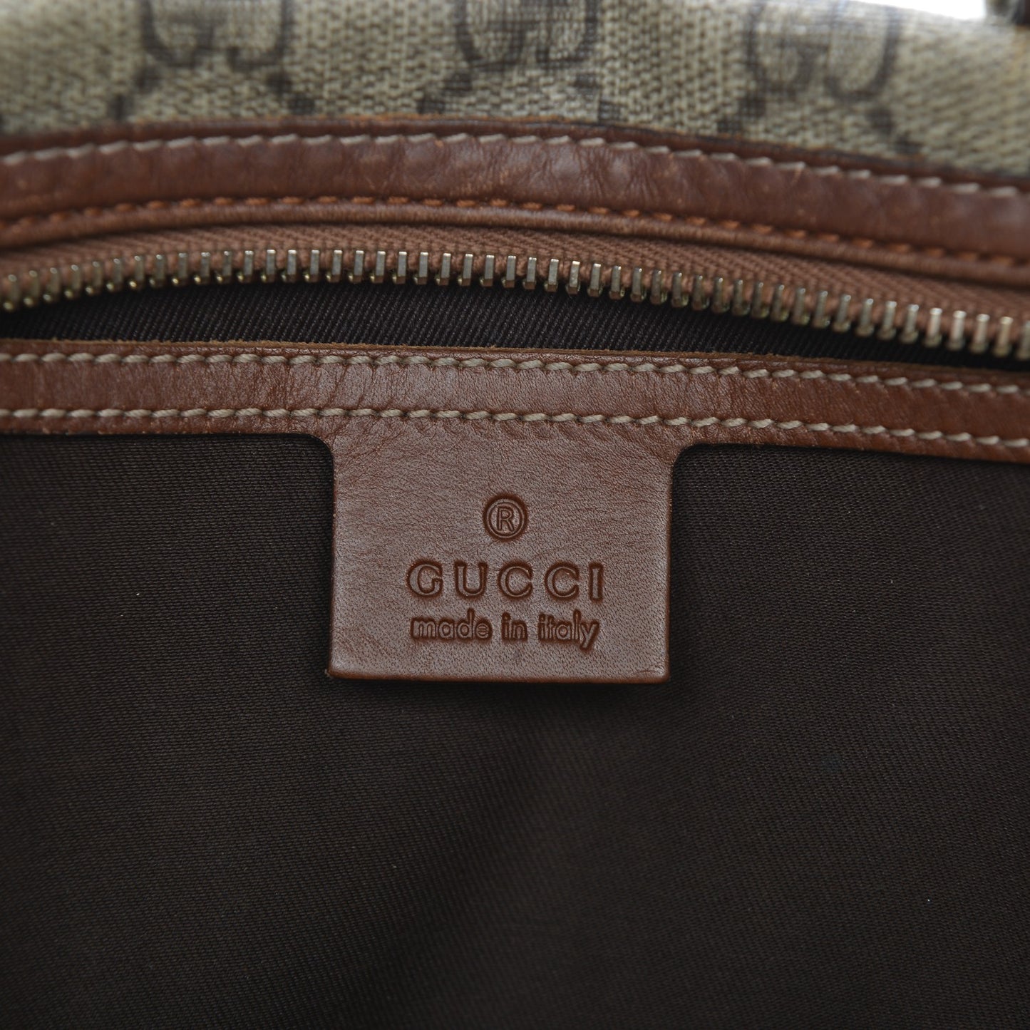 GG Plus Monogram Medium Joy Boston Brown