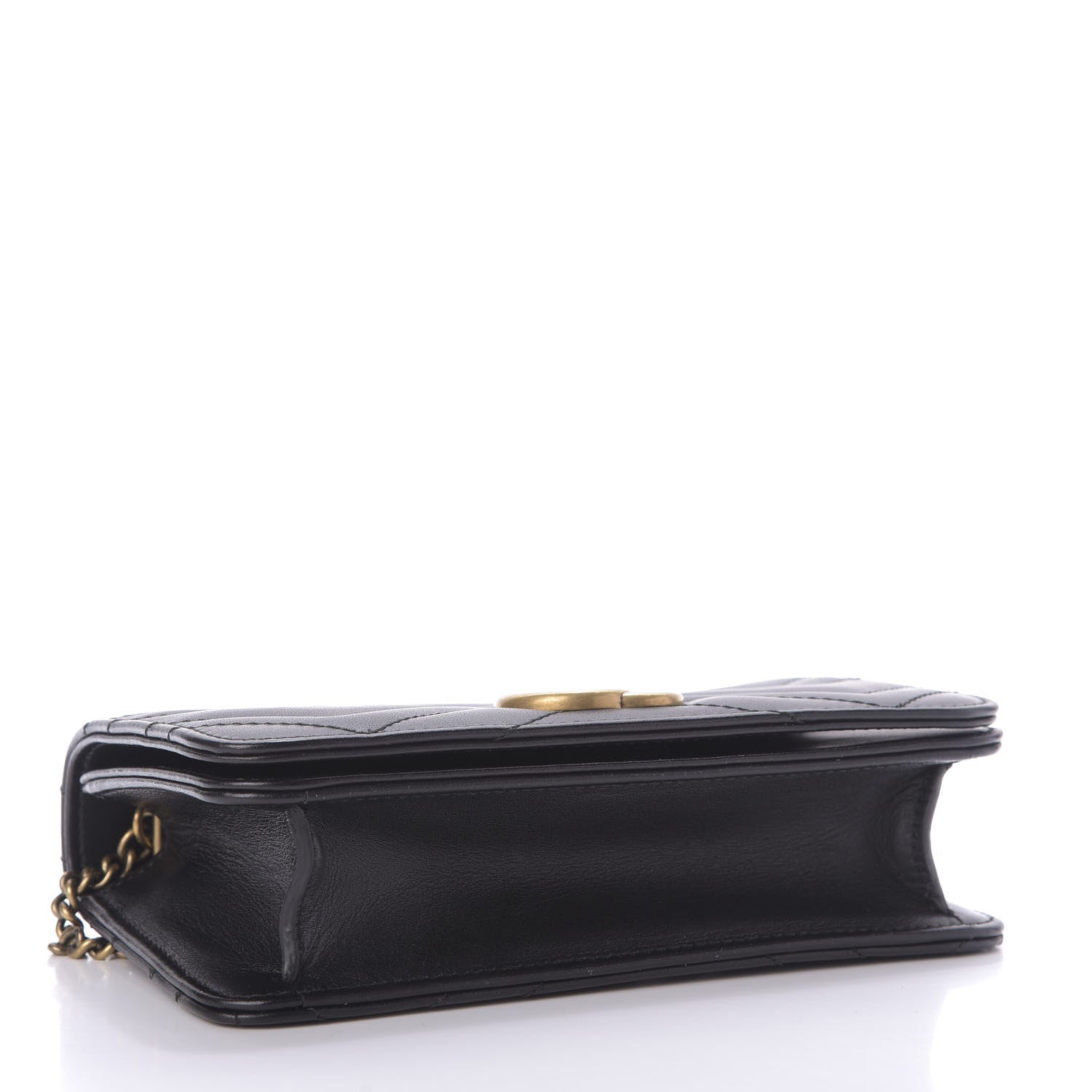 Gucci Calfskin Matelasse GG Marmont Mini Bag Black 4 of 8