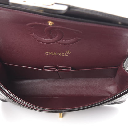 Chanel Lambskin Quilted Medium Double Flap Black 5 of 10