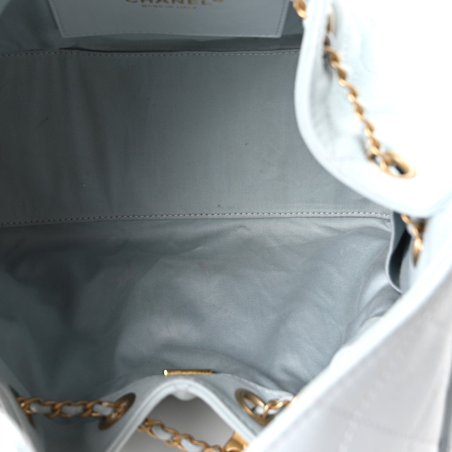 Chanel Caviar Quilted Small Chanel 25 Handbag Light Blue 5 of 10