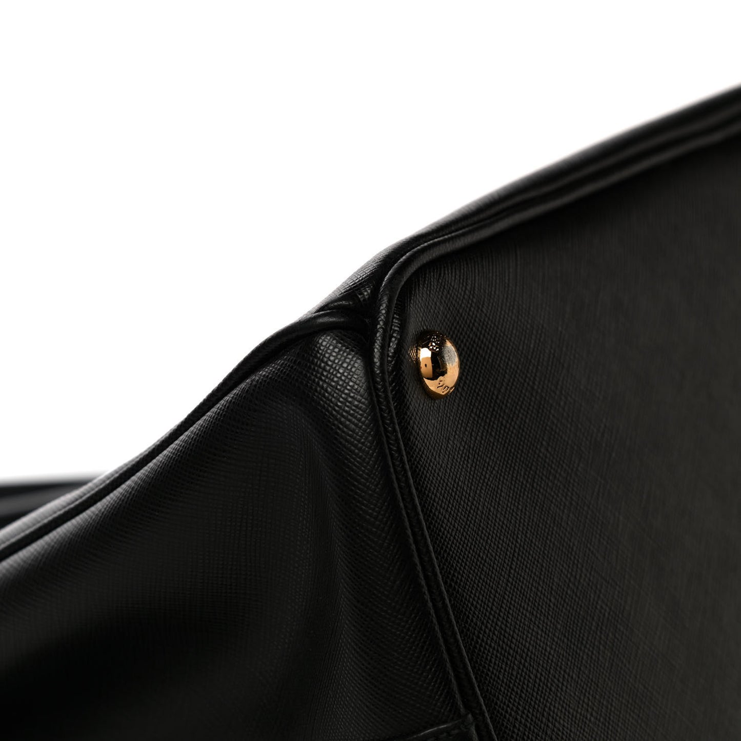 Saffiano Large Galleria Double Zip Tote Black