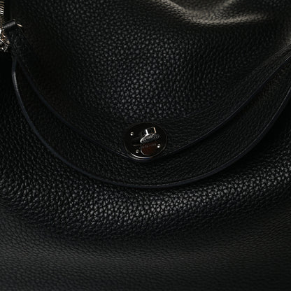 Hermes Taurillon Clemence Lindy 30 Black 10 of 15