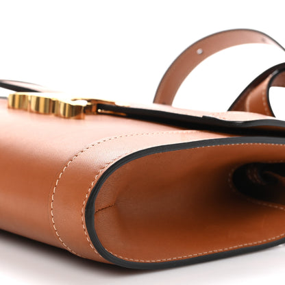 Celine Natural Calfskin Triomphe Strap Bag Tan 9 of 11