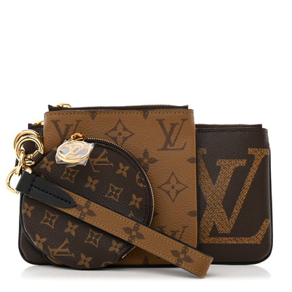Louis Vuitton Reverse Monogram Giant Trio Pouch 1 of 8