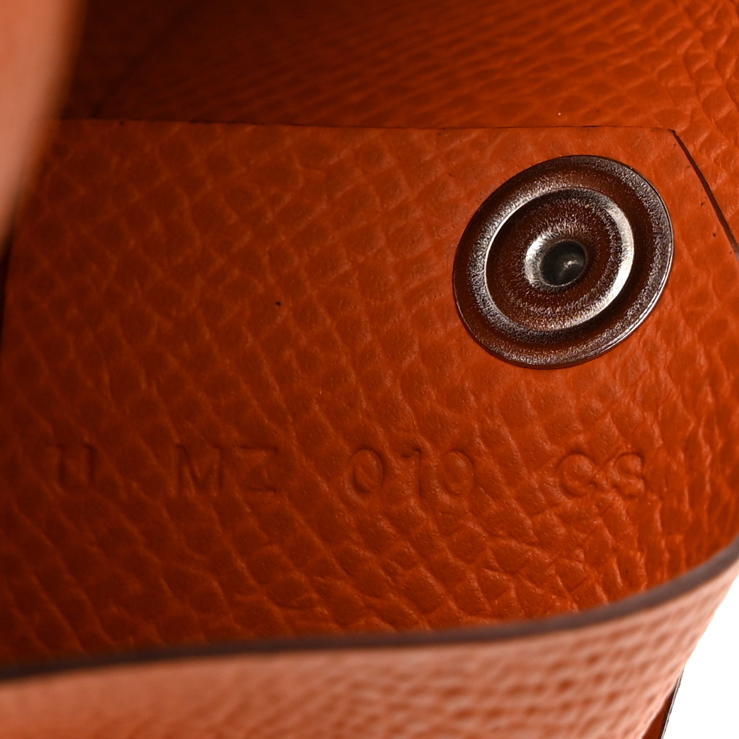 Epsom Calvi Card Case Orange