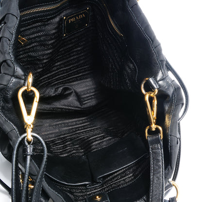 Prada Tessuto Nylon Gaufre Tote Nero Black 6 of 9