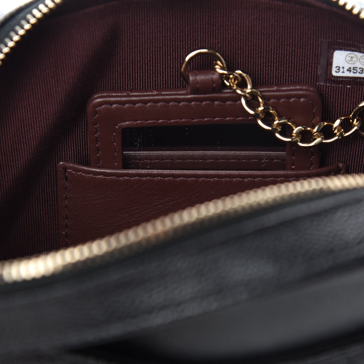 Chanel Caviar Quilted Vanity With Chain Black 9 of 13