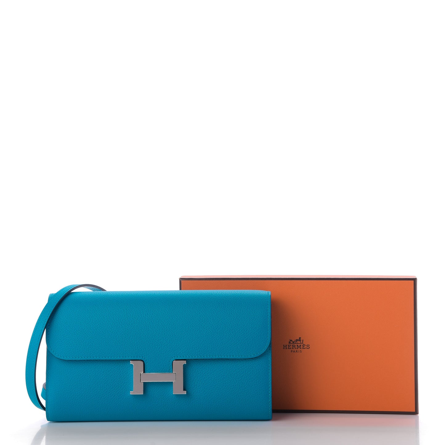 Evercolor Constance Wallet To Go Blue Zanzibar