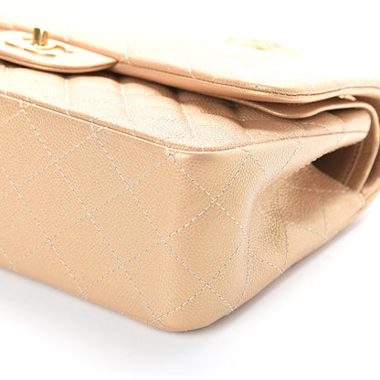 Chanel Pearly Caviar Quilted Jumbo Double Flap Gold 8 of 8