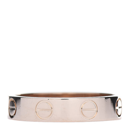 Cartier 18K Pink Gold 3.5mm LOVE Wedding Band Ring 48 4.5 3 of 5