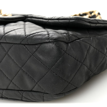 Chanel Lambskin Quilted Medium Precious Jewel Single Flap Black 9 of 13