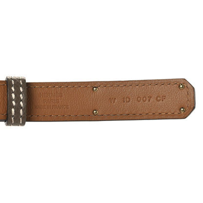 Hermes Epsom Kelly Belt Etoupe 3 of 3