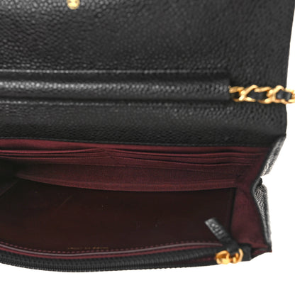 Chanel Caviar Quilted Wallet on Chain WOC Black 5 of 10